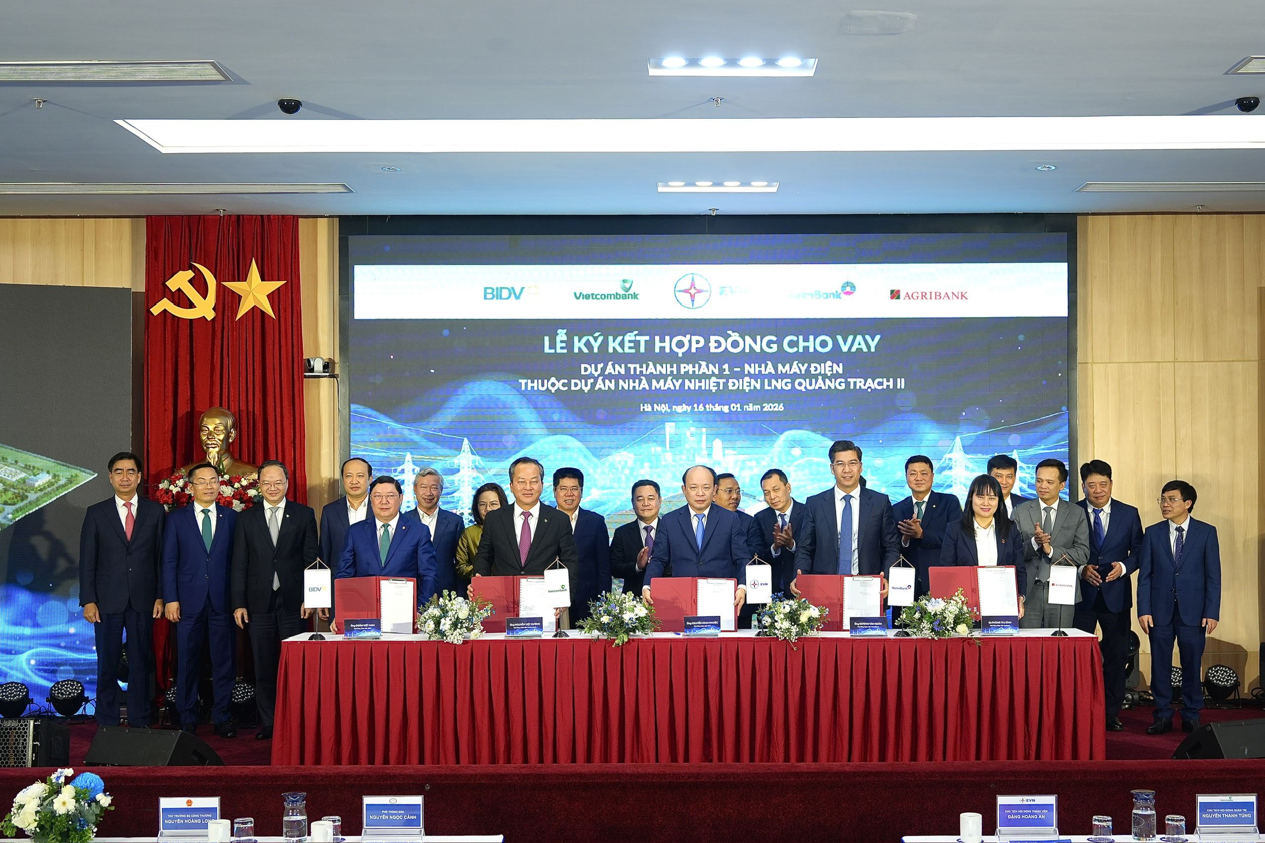 Agribank cung ứng 4.430 tỷ đồng xây dựng Nhà máy Nhiệt điện LNG Quảng Trạch II, đồng hành cùng EVN trong dự án năng lượng bảo vệ môi trường