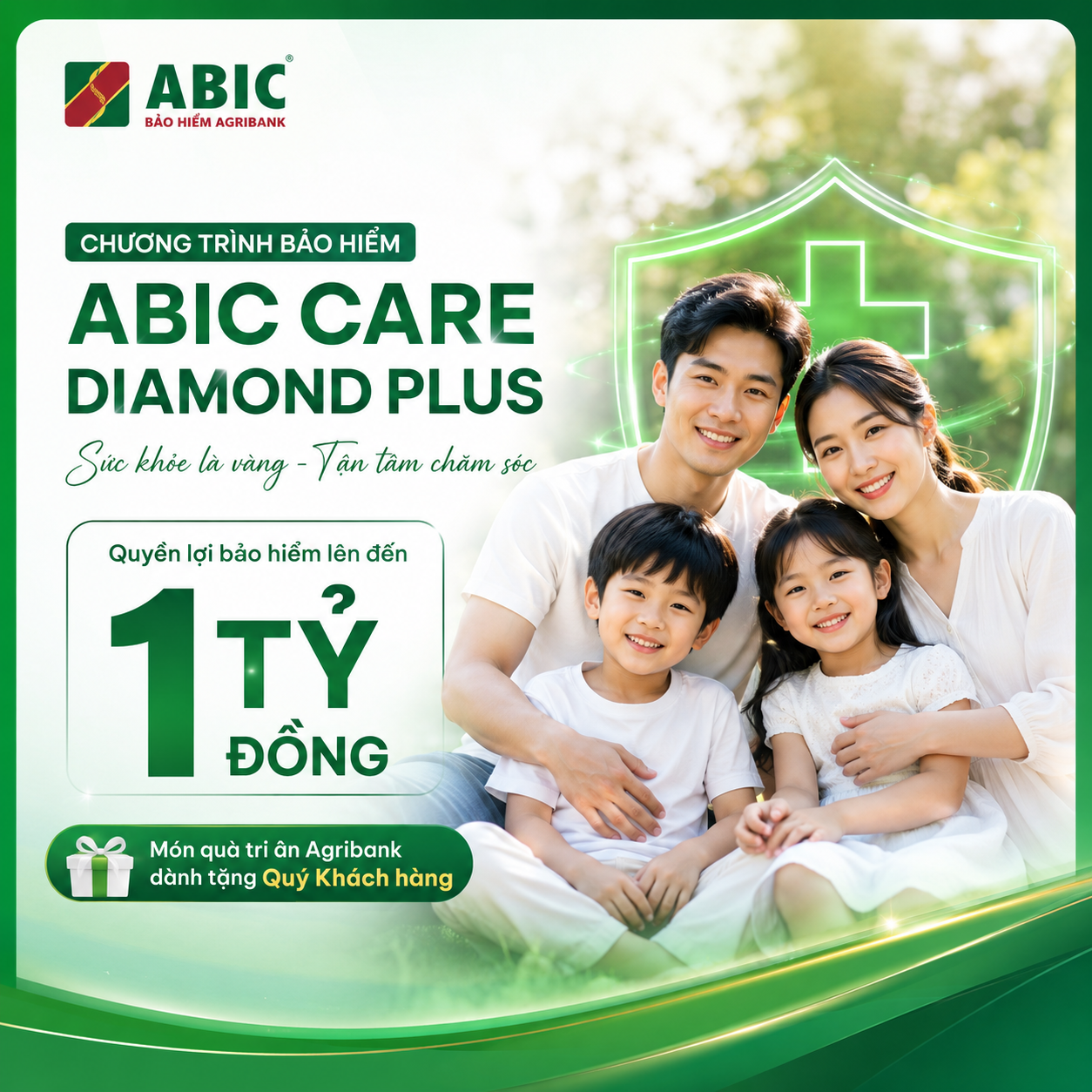 CHƯƠNG TRÌNH BẢO HIỂM ABIC CARE DIAMOND PLUS