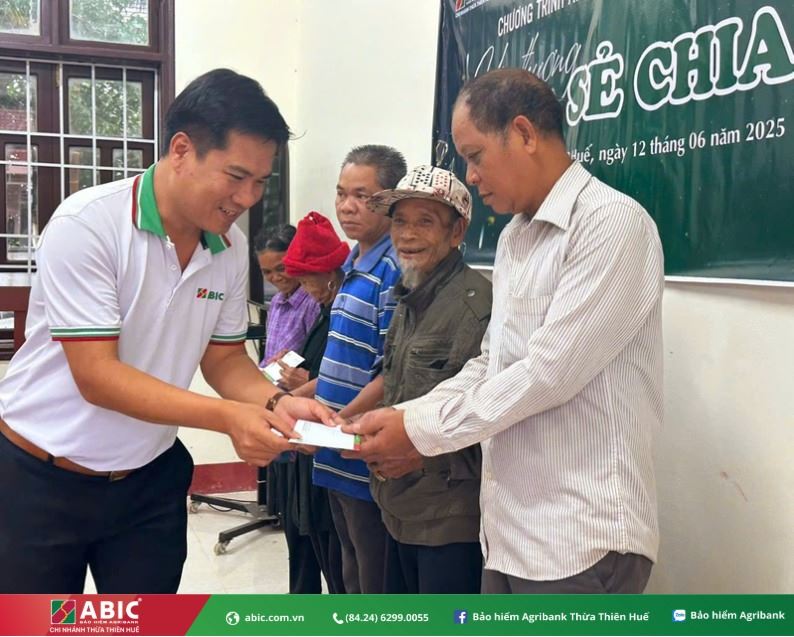 Bảo hiểm Agribank CN Thừa Thiên Huế: &quot;Trao Yêu Thương – Gieo Mầm Hy Vọng