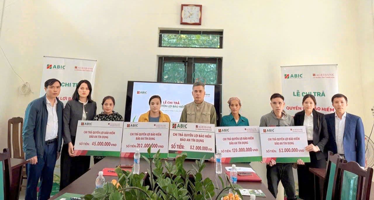 Bảo hiểm Agribank Thanh Hóa chi trả 531 triệu đồng, tiếp sức người nông dân phát triển sản xuất bền vững