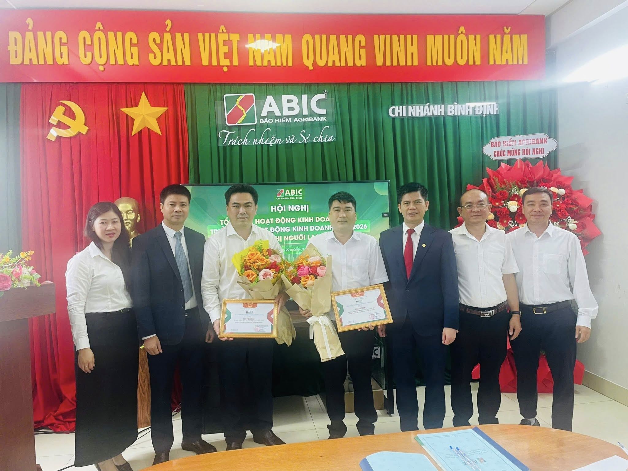 BẢO HIỂM AGRIBANK CHI NHÁNH BÌNH ĐỊNH TỔ CHỨC HỘI NGHỊ NGƯỜI LAO ĐỘNG VÀ TRIỂN KHAI NHIỆM VỤ KINH DOANH NĂM 2026