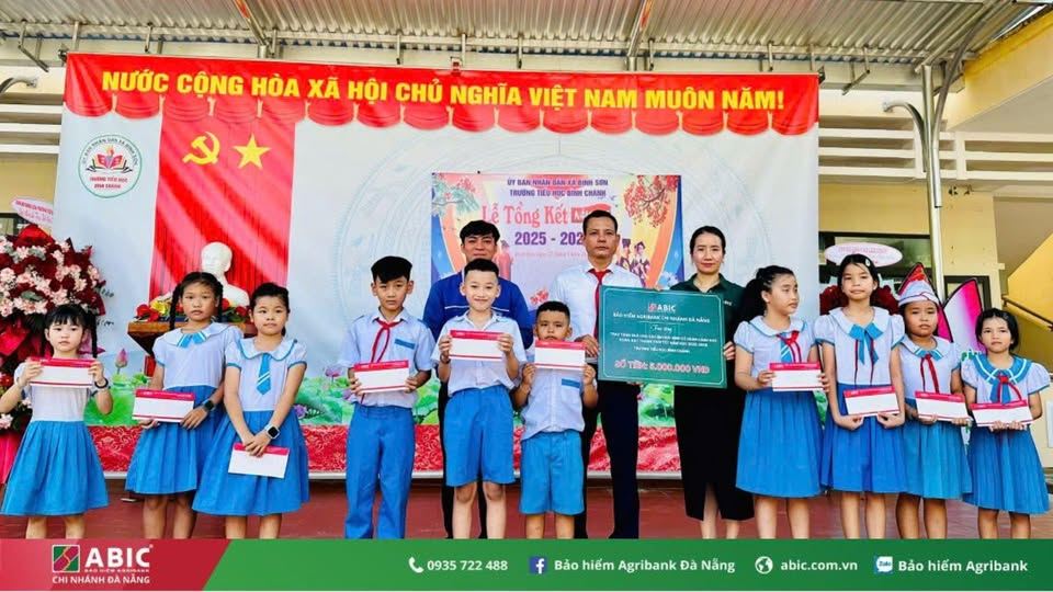 BẢO HIỂM AGRIBANK ĐÀ NẴNG TIẾP TỤC THỰC HIỆN CHƯƠNG TRÌNH “LAN TỎA YÊU THƯƠNG – TIẾP BƯỚC ĐẾN TRƯỜNG”