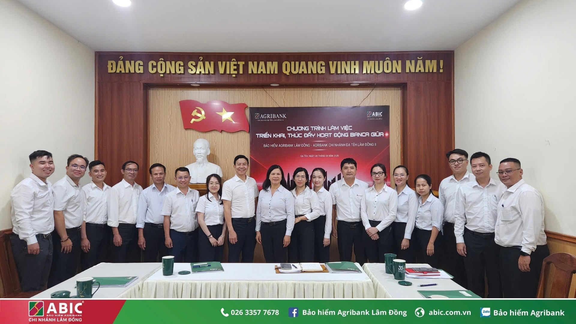 BẢO HIỂM AGRIBANK LÂM ĐỒNG PHỐI HỢP AGRIBANK CHI NHÁNH ĐẠ TẺH - LÂM ĐỒNG II THÚC ĐẨY HOẠT ĐỘNG BANCASSURANCE NĂM 2026