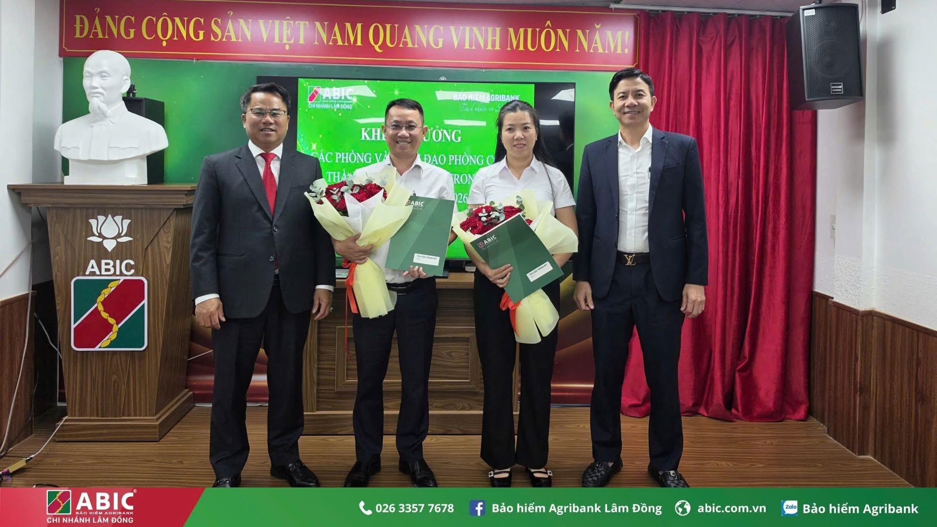 BẢO HIỂM AGRIBANK CHI NHÁNH LÂM ĐỒNG SƠ KẾT HOẠT ĐỘNG KINH DOANH 06 THÁNG ĐẦU NĂM 2026