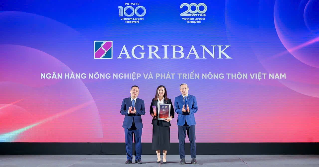 Agribank lọt Top 20 doanh nghiệp nộp ngân sách lớn nhất Việt Nam 2025