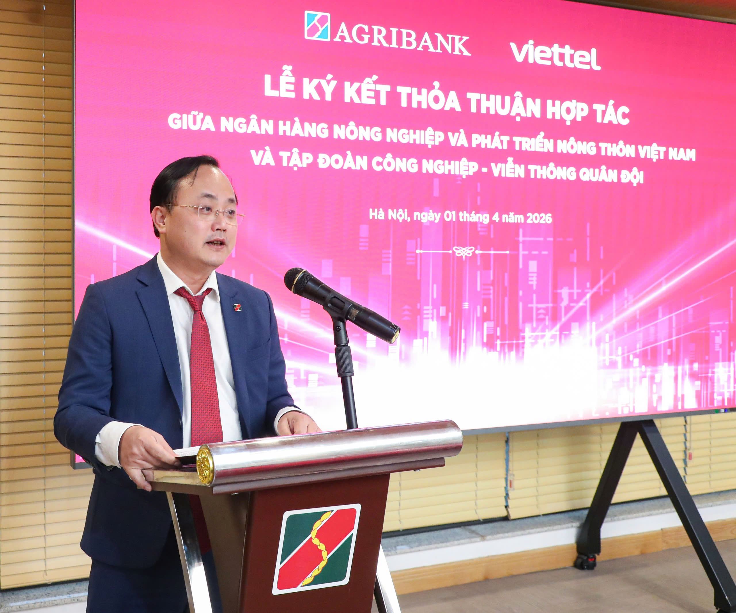 Agribank và Viettel ký kết thỏa thuận hợp tác, kết nối sức mạnh vì tương lai số