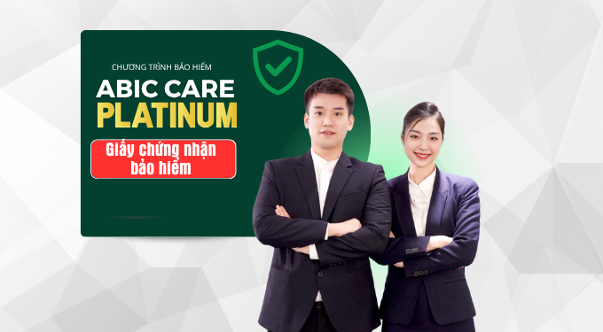 Giấy chứng nhận bảo hiểm ABIC CARE PLATINUM