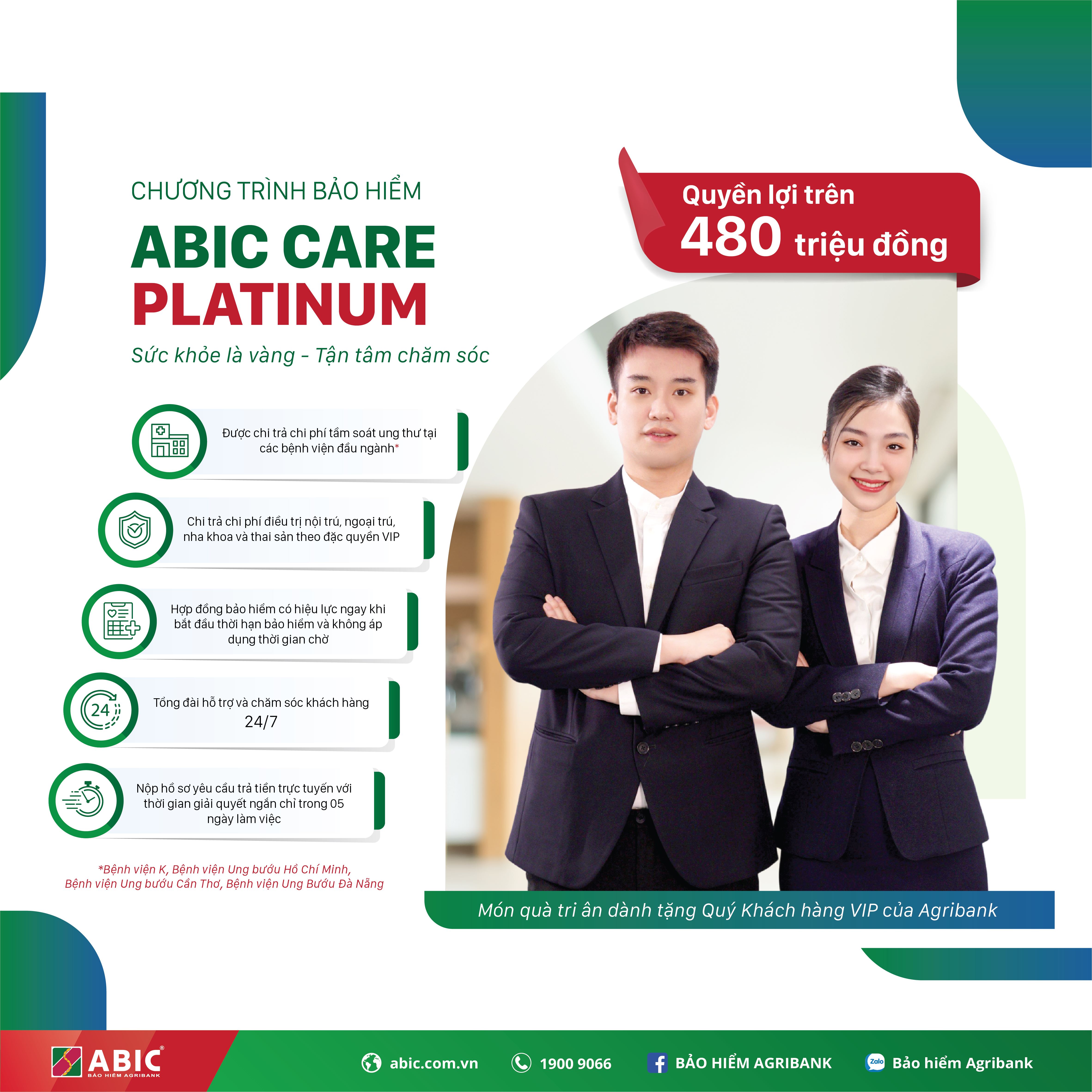 BẢNG CHI TIẾT QUYỀN LỢI ABIC CARE PLATINUM