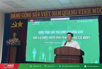 Bảo hiểm Agribank chi nhánh Sài Gòn tổ chức thành công khóa đào tạo và thi chứng chỉ Đại lý Bảo hiểm Phi nhân thọ