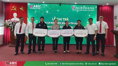 Bảo hiểm Agribank Lâm Đồng phối hợp Agribank Đơn Dương chi trả gần 1 tỷ đồng quyền lợi bảo hiểm Bảo an tín dụng