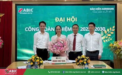 BẢO HIỂM AGRIBANK LÀO CAI TỔ CHỨC THÀNH CÔNG ĐẠI HỘI CÔNG ĐOÀN CƠ SỞ THÀNH VIÊN NHIỆM KỲ 2025 – 2030