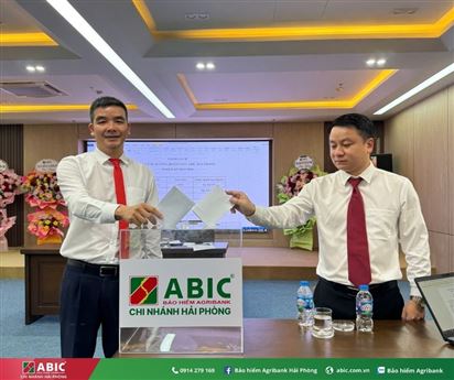 BẢO HIỂM AGRIBANK HẢI PHÒNG TỔ CHỨC THÀNH CÔNG HỘI NGHỊ TRIỂN KHAI NHIỆM VỤ KINH DOANH VÀ ĐẠI HỘI CÔNG ĐOÀN