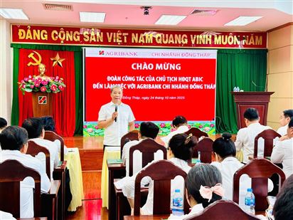 CHỦ TỊCH HĐQT BẢO HIỂM AGRIBANK NGUYỄN TIẾN HẢI LÀM VIỆC TẠI AGRIBANK CHI NHÁNH ĐỒNG THÁP: THÚC ĐẨY HỢP TÁC TRIỂN KHAI DỊCH VỤ BẢO HIỂM