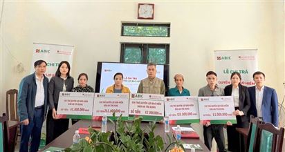 Bảo hiểm Agribank Thanh Hóa chi trả 531 triệu đồng, tiếp sức người nông dân phát triển sản xuất bền vững