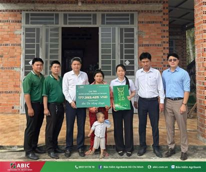 BẢO HIỂM AGRIBANK TP. HỒ CHÍ MINH CHI TRẢ HƠN NỬA TỶ ĐỒNG QUYỀN LỢI BẢO HIỂM BẢO AN TÍN DỤNG TẠI TÂY NINH