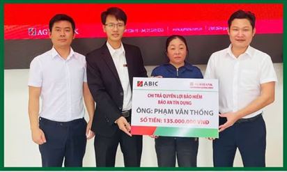 BẢO HIỂM AGRIBANK THỪA THIÊN HUẾ CHI TRẢ QUYỀN LỢI BẢO HIỂM BẢO AN TÍN DỤNG, KỊP THỜI CHIA SẺ RỦI RO VỚI KHÁCH HÀNG
