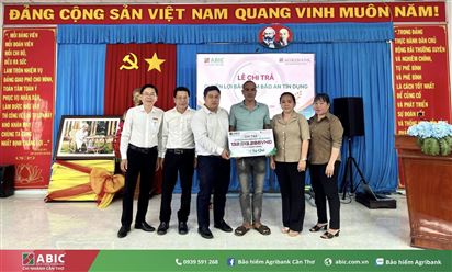 BẢO HIỂM AGRIBANK CẦN THƠ CHI TRẢ HƠN 132 TRIỆU ĐỒNG QUYỀN LỢI BẢO HIỂM BẢO AN TÍN DỤNG TẠI TRÀ VINH