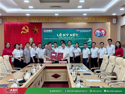 ABIC SƠN LA VÀ AGRIBANK CHI NHÁNH SƠN LA KÝ KẾT GIAO ƯỚC THI ĐUA THỰC HIỆN KẾ HOẠCH BẢO HIỂM NĂM 2026