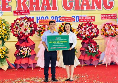 ABIC CẦN THƠ – TIẾP SỨC ĐẾN TRƯỜNG, ĐỒNG HÀNH CÙNG NĂM HỌC MỚI