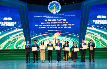 Agribank được vinh danh nhiều năm đồng hành Lễ Tuyên dương học sinh, sinh viên, thanh niên dân tộc thiểu số xuất sắc, tiêu biểu