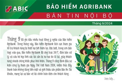 BẢN TIN NỘI BỘ THÁNG 9/2024