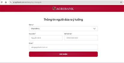 Phát động đăng ký ý tưởng đổi mới sáng tạo năm 2026 trong toàn hệ thống Agribank