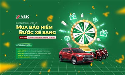 Bảo hiểm Agribank khởi động Chương trình khuyến mại &quot;Mua Bảo Hiểm – Rước xế sang&quot;