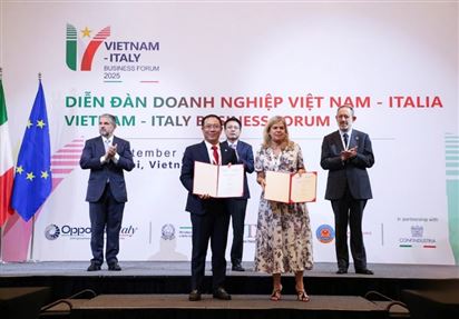 Agribank tham dự Diễn đàn Đối tác Kinh tế Việt Nam – Ý và trao đổi Biên bản ghi nhớ hợp tác với Công ty SACE