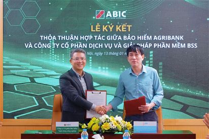 LỄ KÝ KẾT THỎA THUẬN HỢP TÁC GIỮA BẢO HIỂM AGRIBANK VÀ CÔNG TY BSS