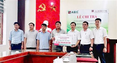 BẢO HIỂM AGRIBANK THÁI NGUYÊN CHI TRẢ 509 TRIỆU ĐỒNG QUYỀN LỢI BẢO HIỂM BẢO AN TÍN DỤNG
